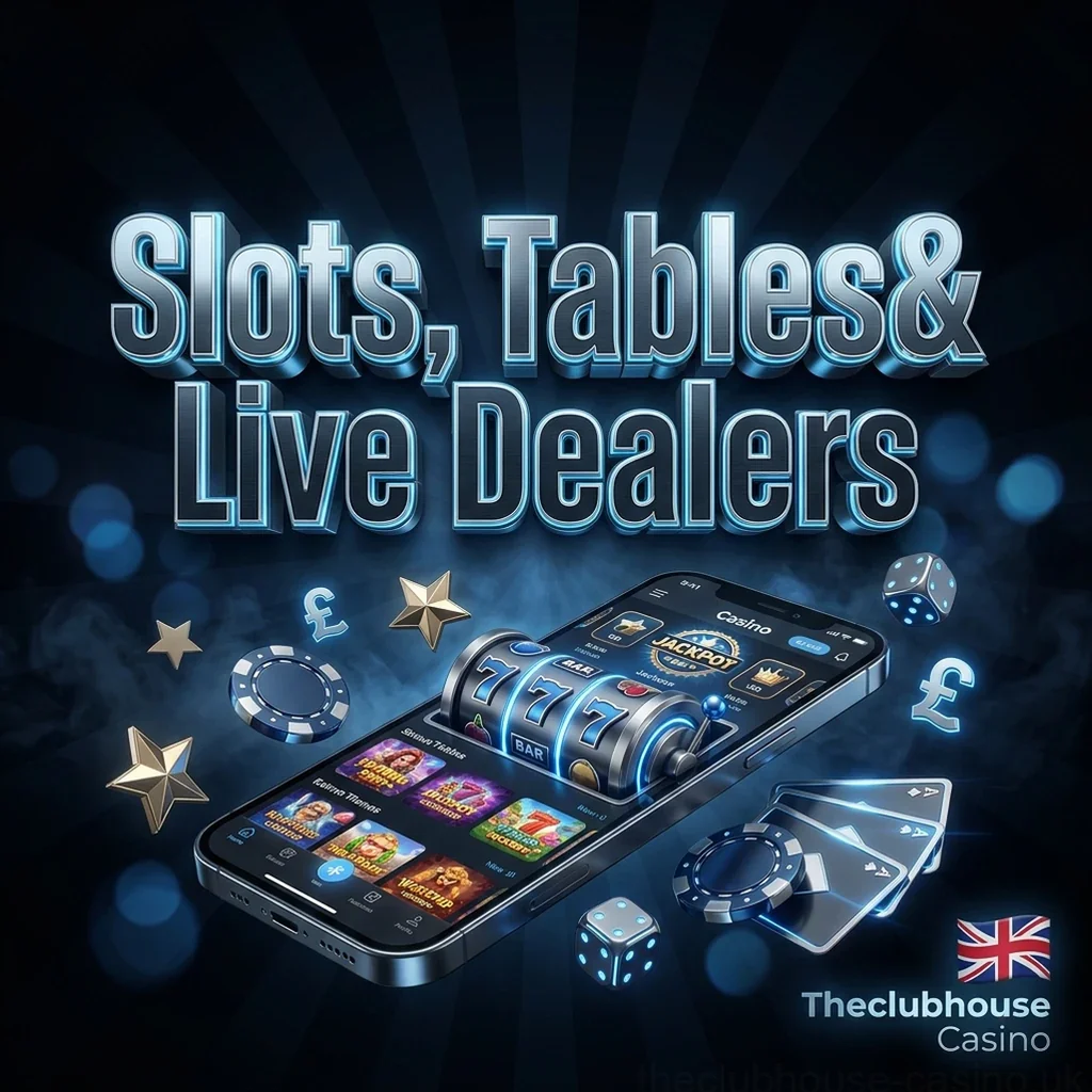 Slots, Tables& Live Dealers